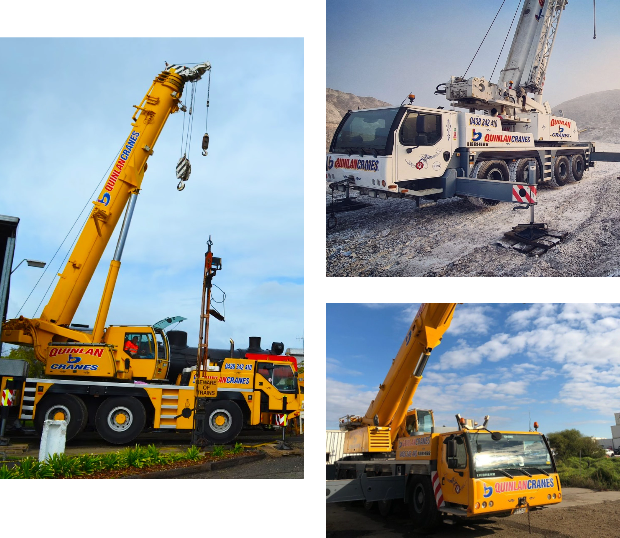 Quinlan Cranes range of equipment