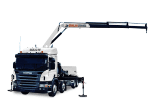 Quinlan Crane Truck Stock Image